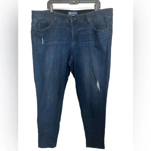 Democracy jeri cheap distressed skinny jean